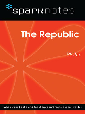 cover image of The Republic (SparkNotes Philosophy Guide)